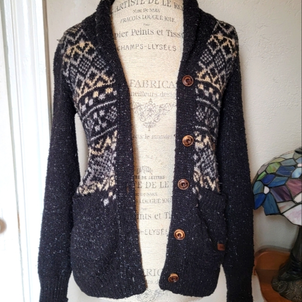 Roots Button Up Cardigan